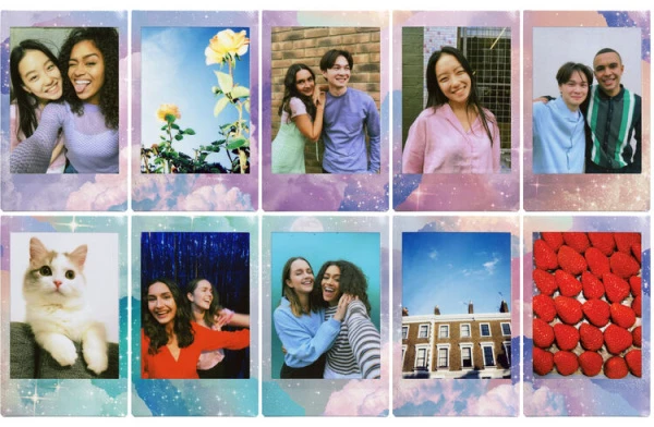 Momentinio Fotoaparato Juostelė - Fujifilm Instax Mini Pastel Galaxy 10PK