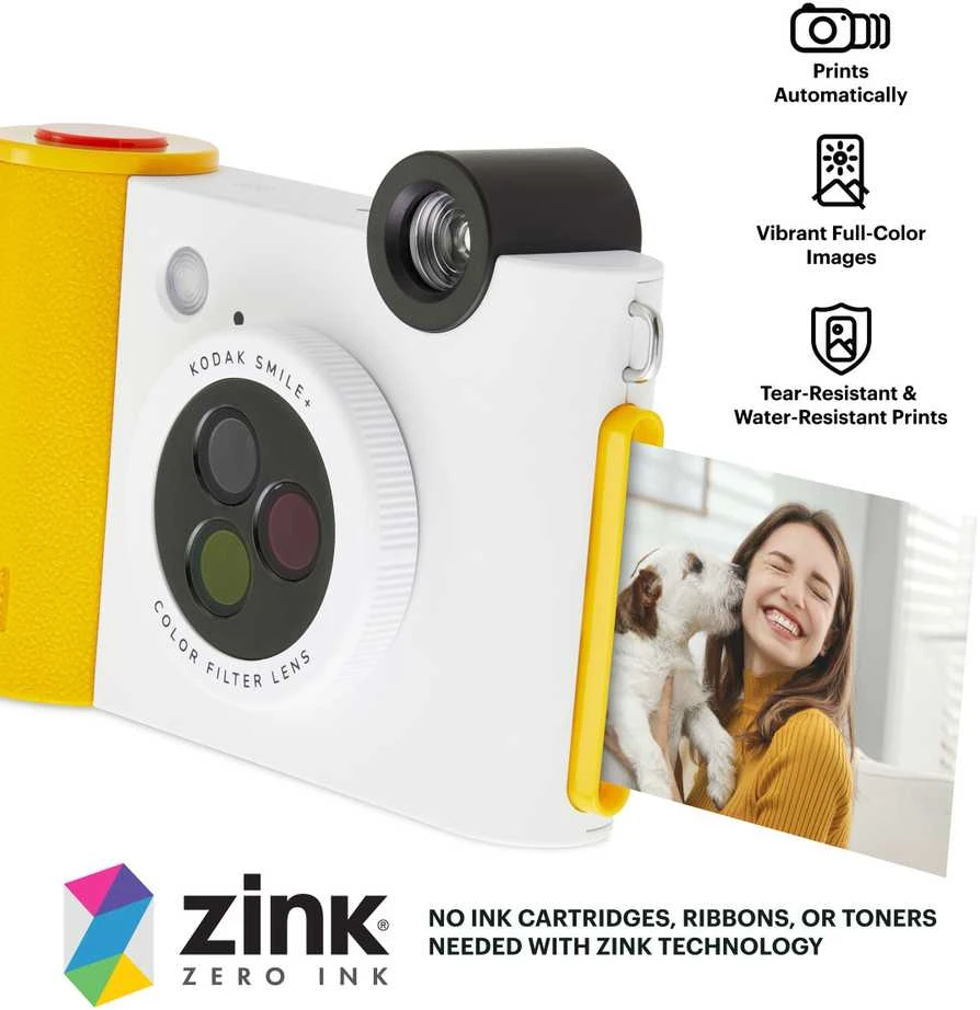 Momentinis Fotoparatas Kodak Smile Camera Rodsmpcamw