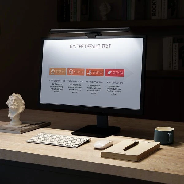 Baseus I-Wok lempą monitoriui su jutikliniu skydeliu - juoda