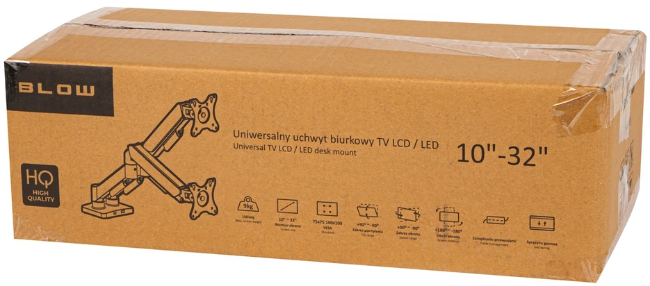 Blow Televizoriaus LCD HQ 17"-32" stalo laikiklis su dviguba jungtimi