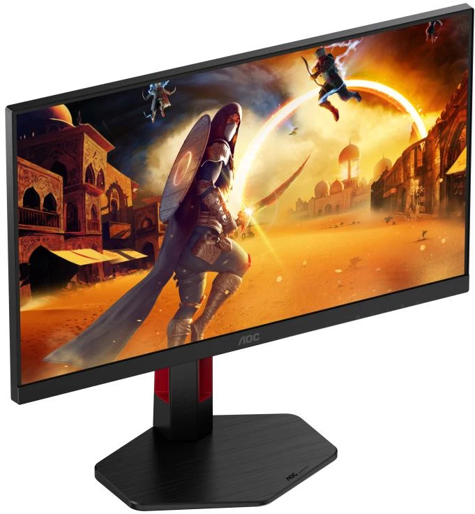 Žaidimų monitorius AOC 24G4ZR, 23.8" Full HD (1920x1080) Fast IPS, 260Hz (OC), 0.3ms MPRT, HDR10, Adaptive Sync