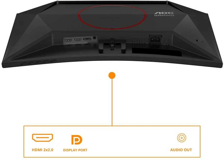 Žaidimų monitorius AOC C24G42E 23,6''  /FHD VA Curved /16:9 HDMI/DP 180Hz 1ms Sync