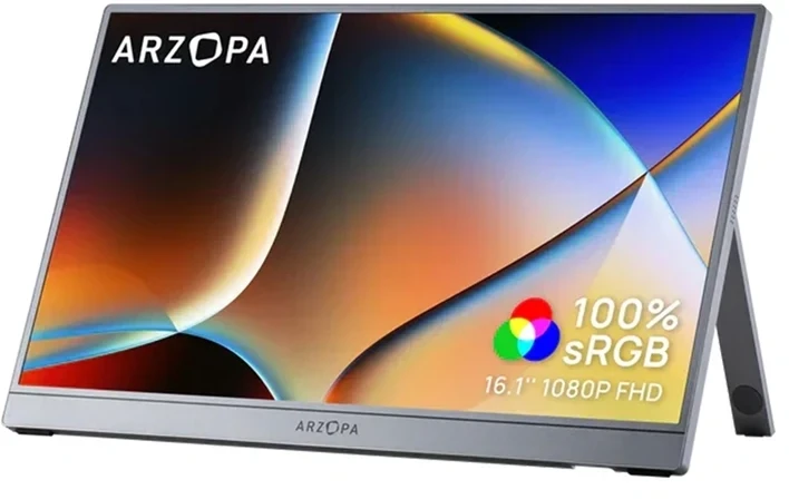 ARZOPA Z1C 16.1" Portable Monitorius (Gray)