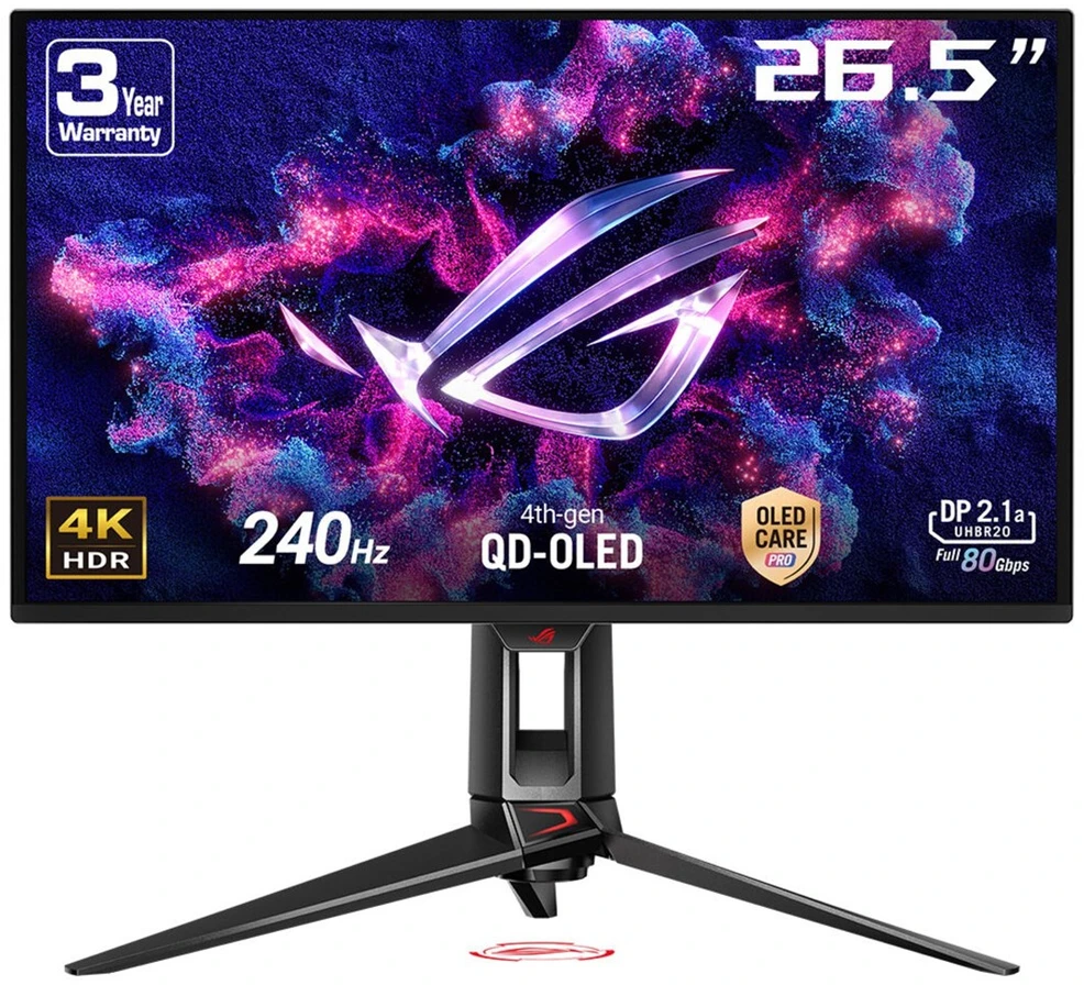 Žaidimų monitorius ASUS ROG Swift OLED PG27UCDM 27 colių (90LM0B30-B01971)