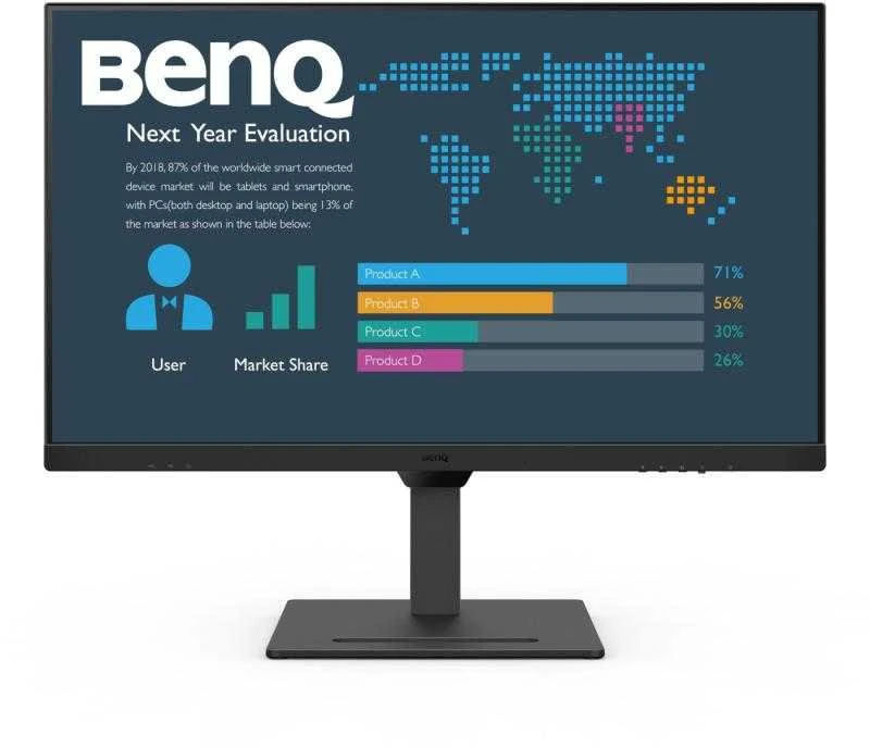 Monitorius BENQ BL2490 23,8 colio FHD IPS 250cd/m2 5ms 100Hz HDMIx2 DP garsiakalbiai