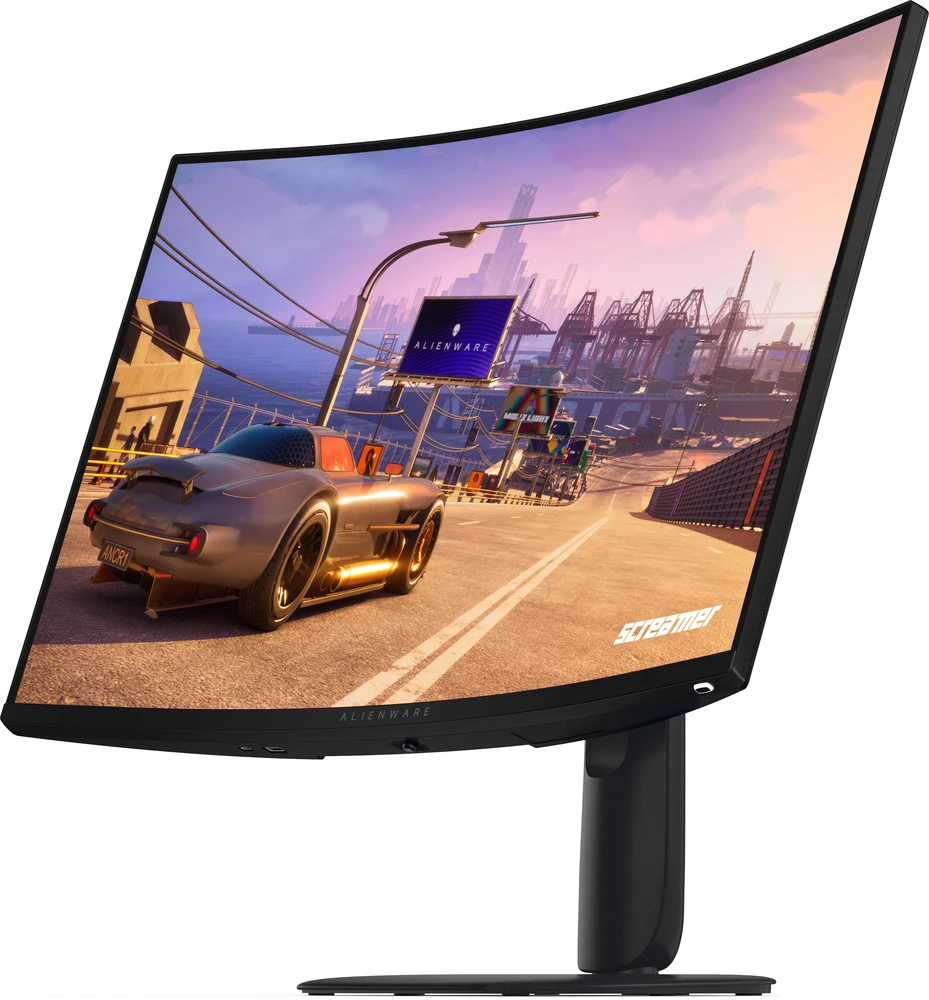 Žaidimų monitorius Dell Alienware AW3226DM, 31.5" QHD (2560x1440) lenktas VA 1500R, 240Hz, 1ms, HDR 400, Dolby Vision, HDMI 2.1