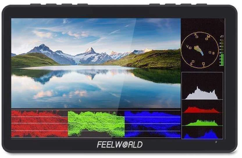 Monitorius - Feelworld F5 Pro 5.5" 1080p HDMI Jutiklinis ekranas 450cd/m²