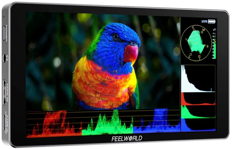 Monitorius - Feelworld P6XL 6 colių 1200 nitų „Full HD“ 4K HDMI jutiklinis monitorius