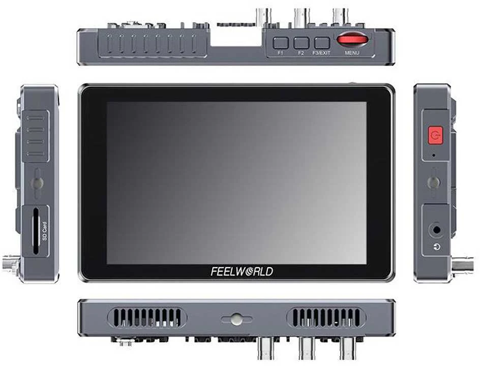 Monitorius - Feelworld S7 7" 1920x1200 1600nits HDMI 2.0 12G-SDI
