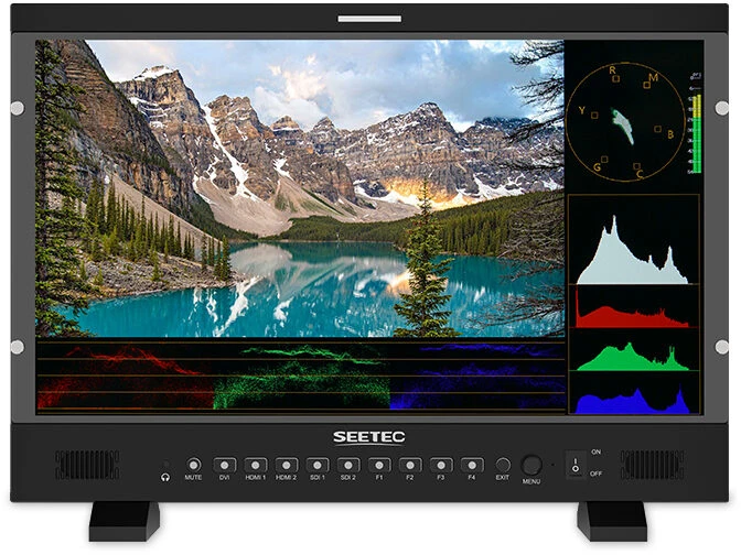 Monitorius - Feelworld SEETEC P215 Pro 21.5" FHD 1920x1080 HDMI SDI Juodas