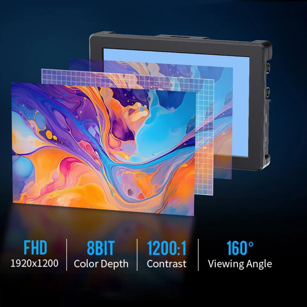 Monitorius - Feelworld T7S PRO 7" Full HD 2000 Nits HDMI SDI