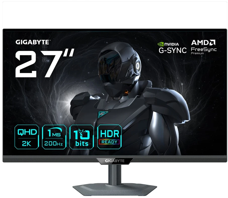 Monitorius Gigabyte | G27Q2 EK | 27 " | SS IPS | QHD | 16:9 | 200 Hz | 0.5 ms | 2560 x 1440 pikselių | 350 cd/m² | HDMI jungtys quantity 2 | Juodas