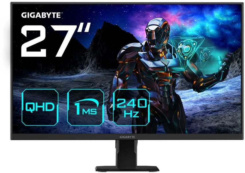 GIGABYTE MONITORIUS 27" GS27Q XEK1 | Gigabyte | GS27Q X EK1 | 27 " | IPS | QHD | 240 Hz | 1 ms | 2560 x 1440 pikselių | 300 cd/m² | HDMI jungtys quantity 2