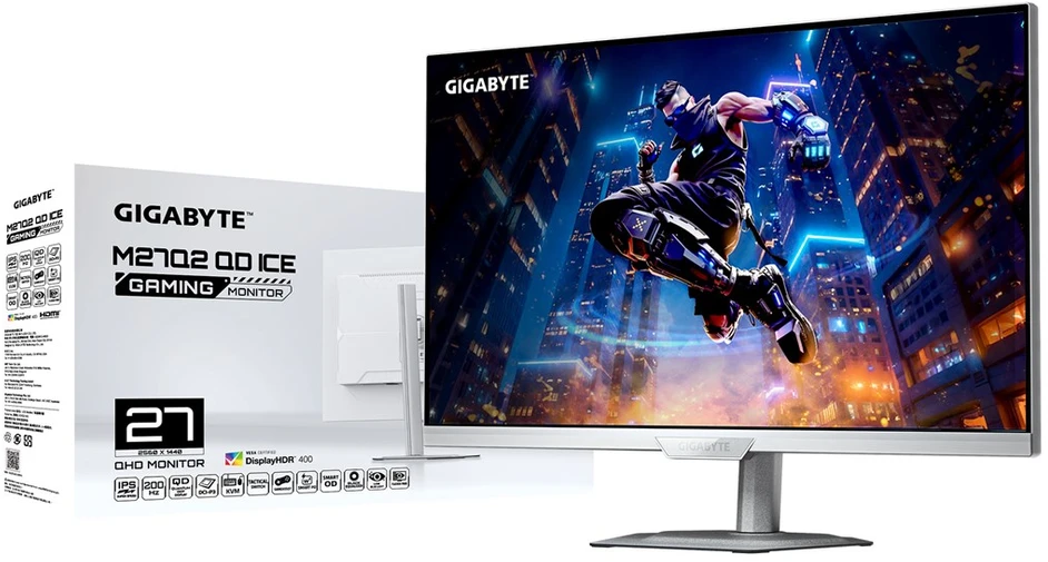 Monitorius Gigabyte | M27Q2 ICE EK | 27 " | SS IPS | QHD | 200 Hz | 1 ms | 2560 x 1440 pikselių | 350 cd/m²