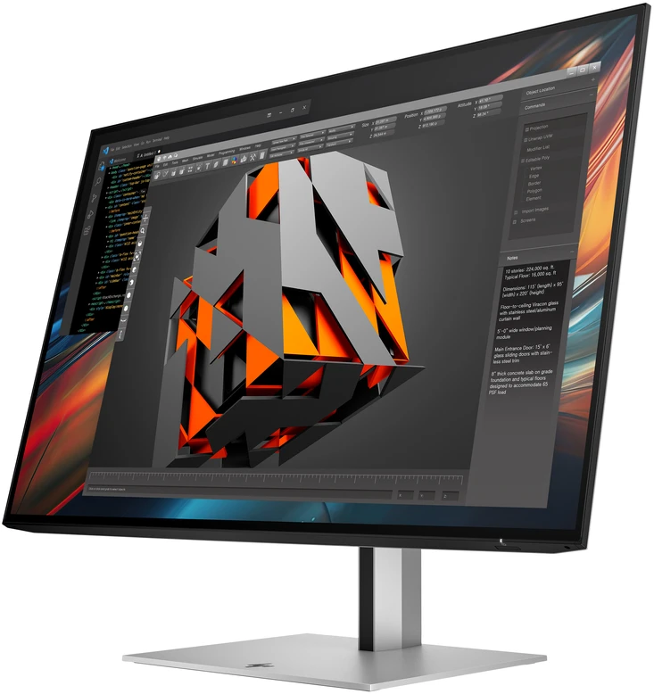 HP 724pu Series 7 Pro WUXGA įkrovimo monitorius – 24 colių 1920x1200 WUXGA 350 nitų 100Hz AG, IPS, USB-C(100W)/HDMI/DisplayPort Daisy-Chain, 4x USB-A, RJ-45/tilt/, reguliuojamas aukštis pasukamas / pasukamas, 3 metai (pakeičia Z24u G3)