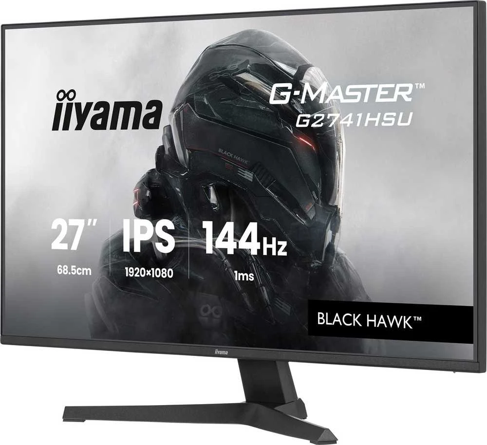 iiyama G-MASTER G2741HSU-B1 computer monitorius 68.6 cm (27") 1920 x 1080 pikselių Full HD Juodas