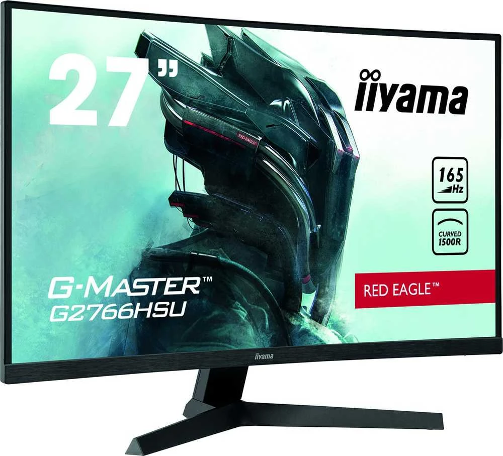 Monitorius IIYAMA G2766HSU-B1 27 colių ETE VA FHD Curved Gaming 1500R 16:9 3000:1 250cd/m2 1ms 2xHDMI