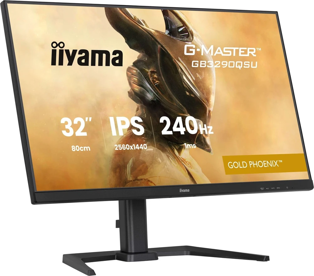 Monitorius „iiyama G-Master GB3290QSU-B1“ auksinis „Phoenix“ – 240 Hz | QHD | IPS | 31,5 colio