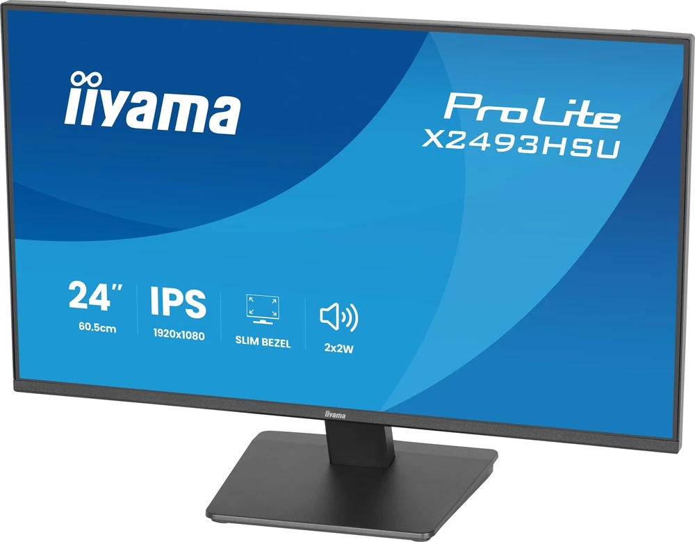 Monitorius „iiyama ProLite X2493HSU-B1“ – 120 Hz | „Full HD“ | IPS | 23,8 colio | 1 ms | USB-C