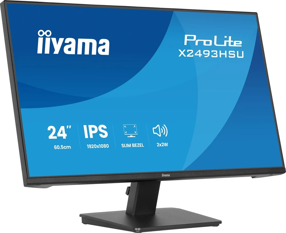Monitorius „iiyama ProLite X2493HSU-B1“ – 120 Hz | „Full HD“ | IPS | 23,8 colio | 1 ms | USB-C