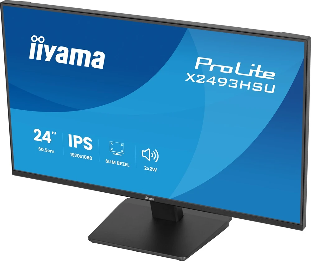 Monitorius „iiyama ProLite X2493HSU-B1“ – 120 Hz | „Full HD“ | IPS | 23,8 colio | 1 ms | USB-C