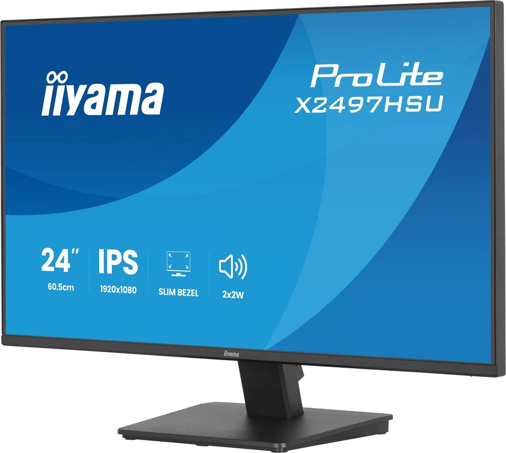iiyama ProLite X2497HSU-B1 computer monitorius 60.5 cm (23.8") 1920 x 1080 pikselių Full HD LED Juodas