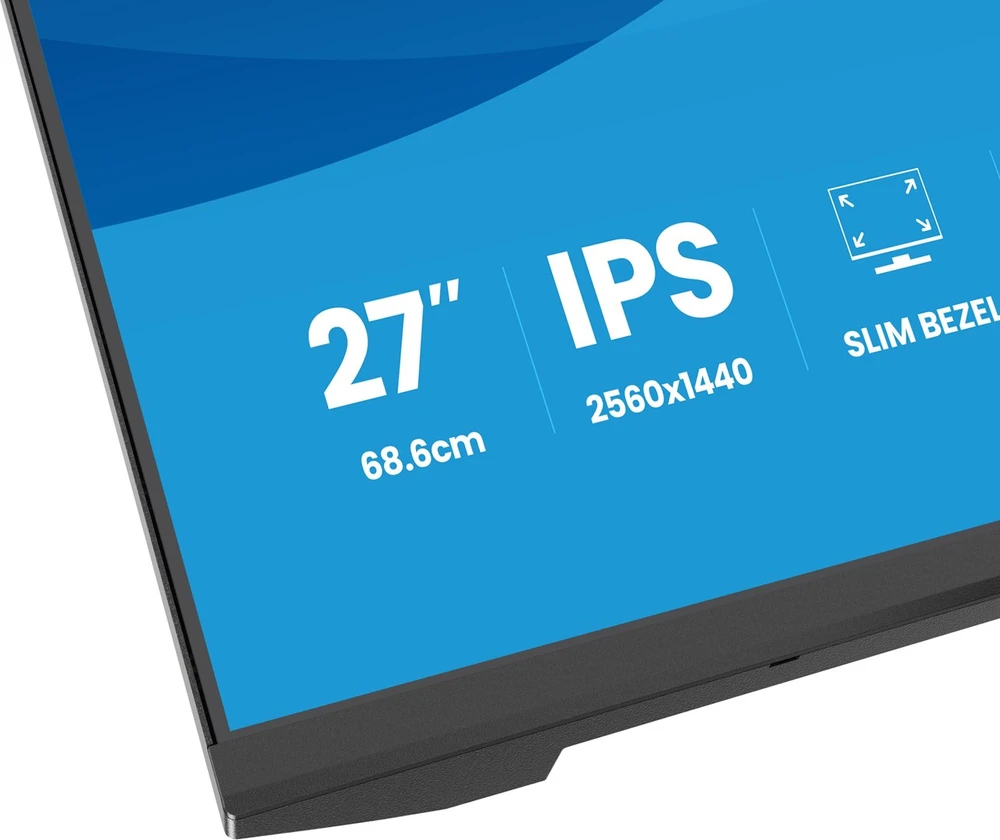 iiyama ProLite X2793QSU-B1 computer monitorius 68.6 cm (27") 2560 x 1440 pikselių Quad HD LED Juodas