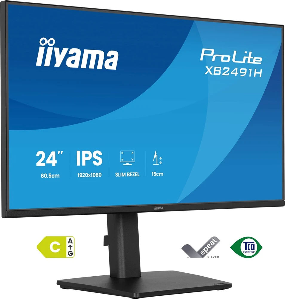 Monitorius - IIYAMA ProLite XB2491H-B1 23,8" Full HD IPS 120 Hz Juodas