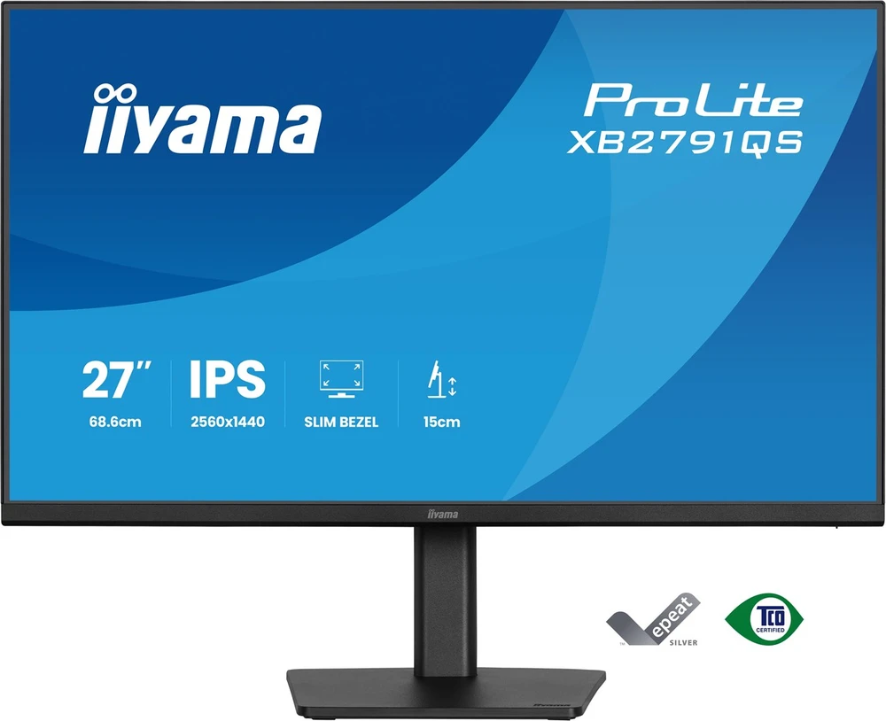 iiyama ProLite XB2791QS-B1 computer monitorius 68.6 cm (27") 2560 x 1440 pikselių Quad HD LED Juodas