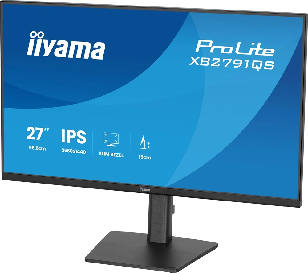 iiyama ProLite XB2791QS-B1 computer monitorius 68.6 cm (27") 2560 x 1440 pikselių Quad HD LED Juodas