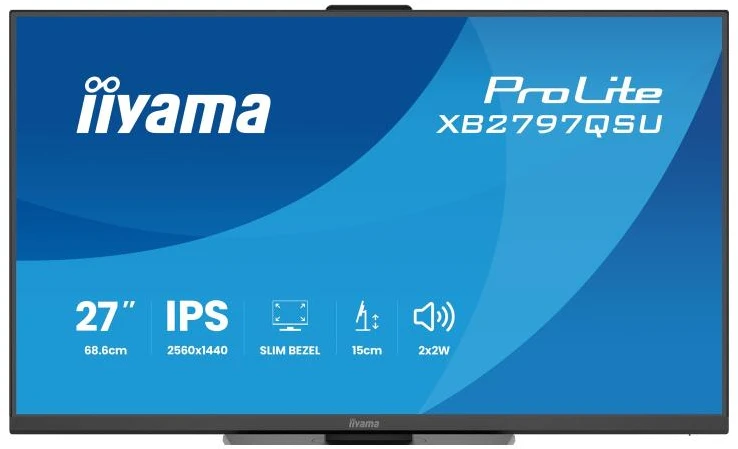 Monitorius iiyama ProLite XB2797QSU-B1 - 75Hz | QHD | IPS | 27" | 1ms