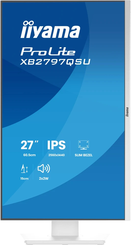 Monitorius iiyama ProLite XB2797QSU-W1 - 75Hz | QHD | IPS | 27" | 1ms