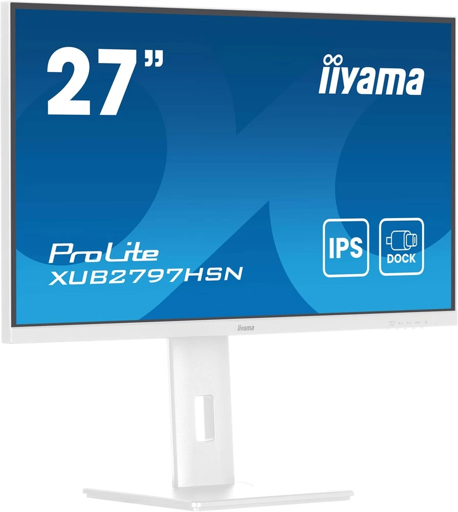 iiyama ProLite XUB2797HSN-W2 computer monitorius 68.6 cm (27") 1920 x 1080 pikselių Full HD LED Baltas