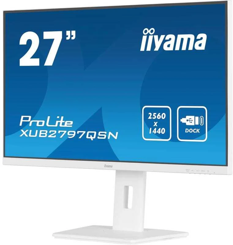 Monitorius IIYAMA XUB2797QSN-W2 27 colių IPS 2560x1440 300cd/m2 1ms HDMI DP USB
