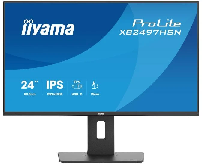 Monitorius iiyama ProLite XB2497HSN-B1 - 100Hz | Full HD | IPS | 23,8" | 1ms