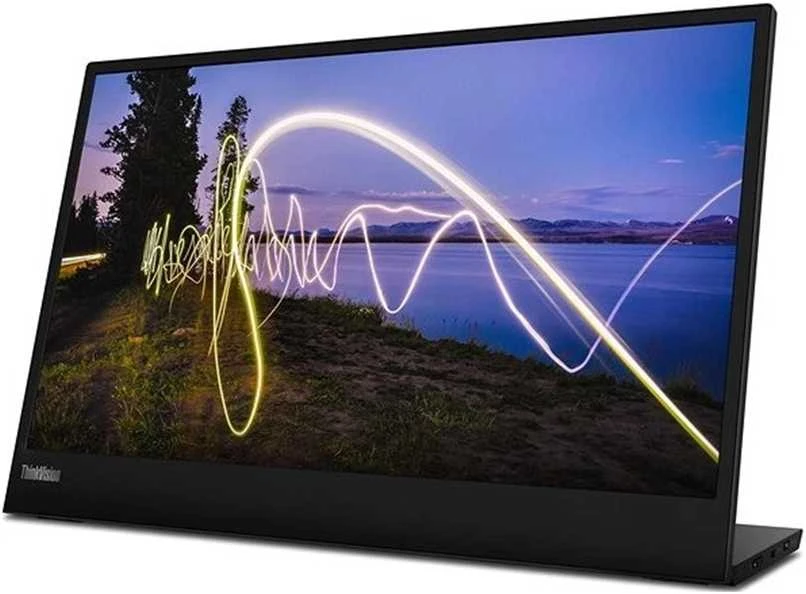 Monitorius Lenovo ThinkVision M15 15,6 colio, IPS, FHD, 1920 x 1080, 16:9, Įjungta: 6 ms Išjungta: 14 ms, 250 cd/m², Juodas, 1 x USB Type-C, 60 Hz