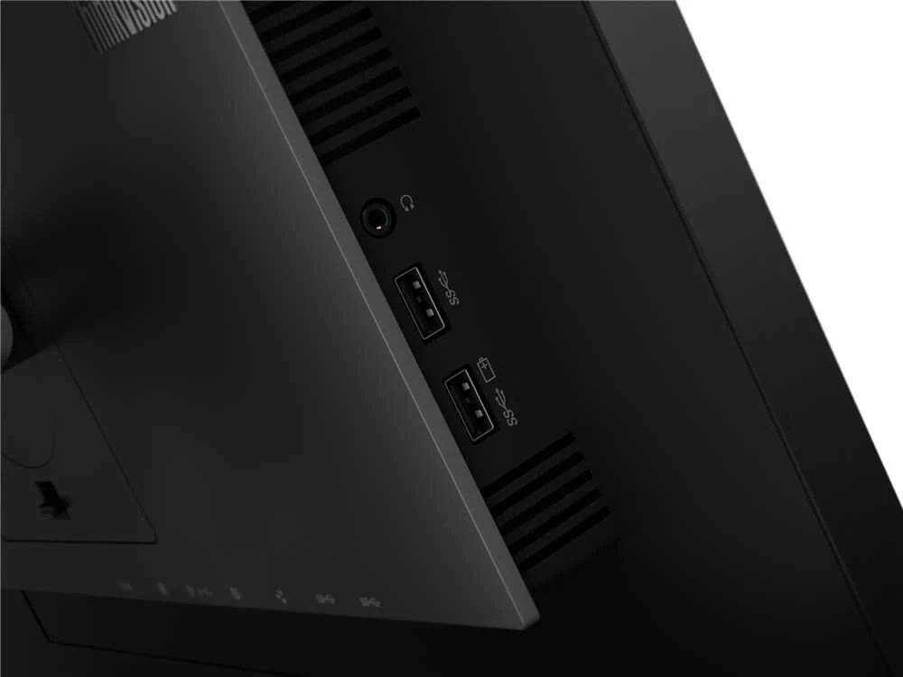 Monitorius Lenovo ThinkVision P24h-2L LED ekranas 60.5 cm (23.8") 2560 x 1440 pikselių Quad HD Juodas