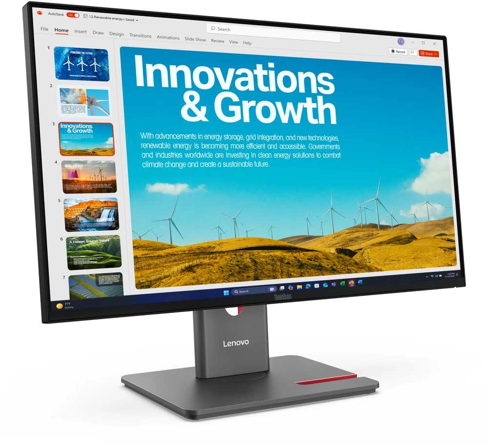 Monitorius Lenovo | ThinkVision P24QD-40 | 23.8 " | IPS | 16:9 | 120 Hz | 6 ms | 2560 x 1440 pikselių | 300 cd/m² | HDMI jungtys quantity 1 | Eclipse Juodas | Garantija 36 mėn.
