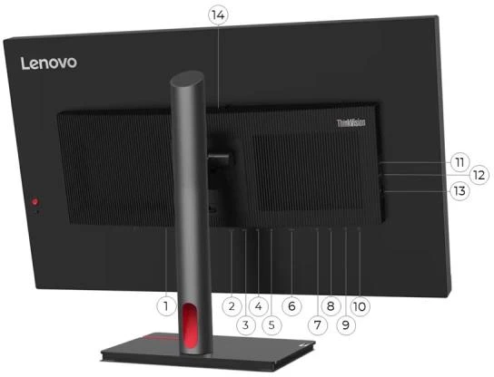Monitorius Lenovo P27pz-30 - 27" | IPS | 4K UHD | 4 ms | 60 Hz | Thunderbolt 4. DisplayHDR 400