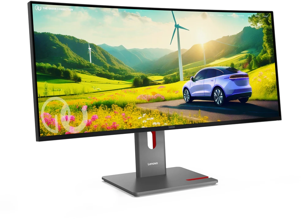 Monitorius Lenovo | ThinkVision | P34WD-40 | 34 " | IPS | 21:9 | 120 Hz | 4 ms | 3440x1440 pikselių | 350 cd/m² | HDMI jungtys quantity 1 | Eclipse juodas | Garantija 36 mėn.