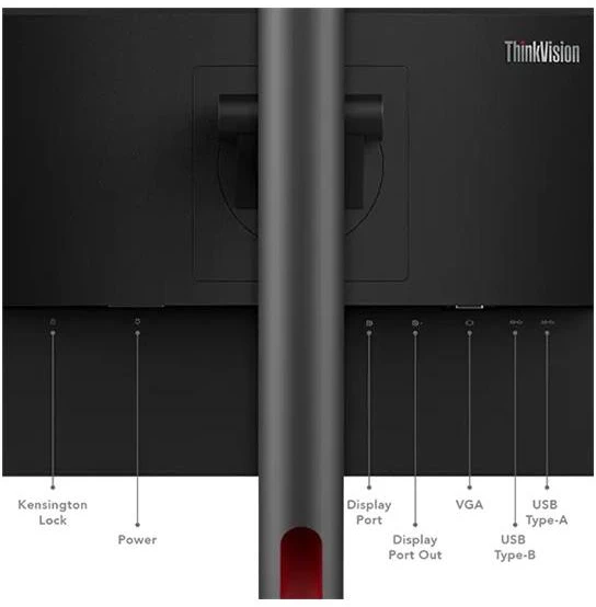 Monitorius Lenovo | T24d-30 | 24 " | IPS | WUXGA | 16:10 | 100 Hz | 4 ms | 1920 x 1200 pikselių | 300 cd/m² | HDMI jungtys quantity 1 | Raven Juodas | Garantija 36 mėn.