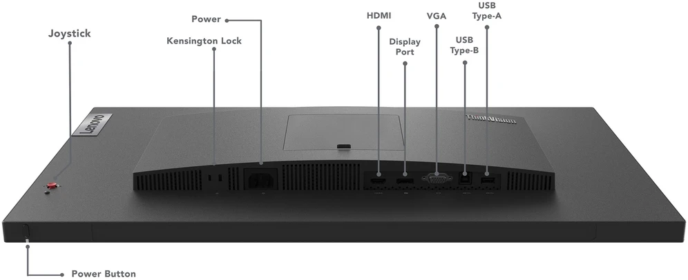 Monitorius  LENOVO THINKVISION T27I-30/68,6 cm/27 colių/ FHD(1920X1080)/16:9 4ms IPS HDMI DisplayPort USB VGA VESA Pivot