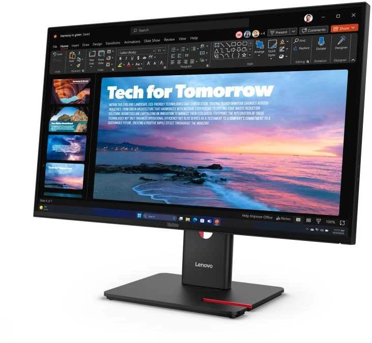 Monitorius - Lenovo ThinkVision T27QD-40 27" QHD IPS 99% sRGB