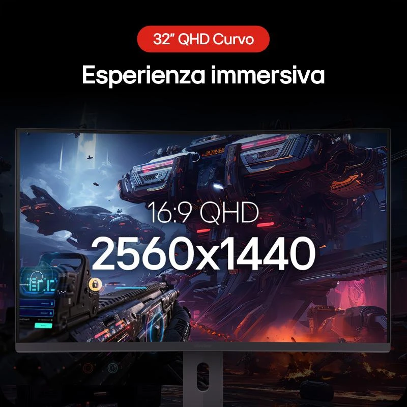 Monitorius LG | 32G600A-B | 31.5 " | VA | QHD | 16:9 | 180 Hz | 1 ms | 2560 x 1440 pikselių | 250 cd/m² | HDMI jungtys quantity 2