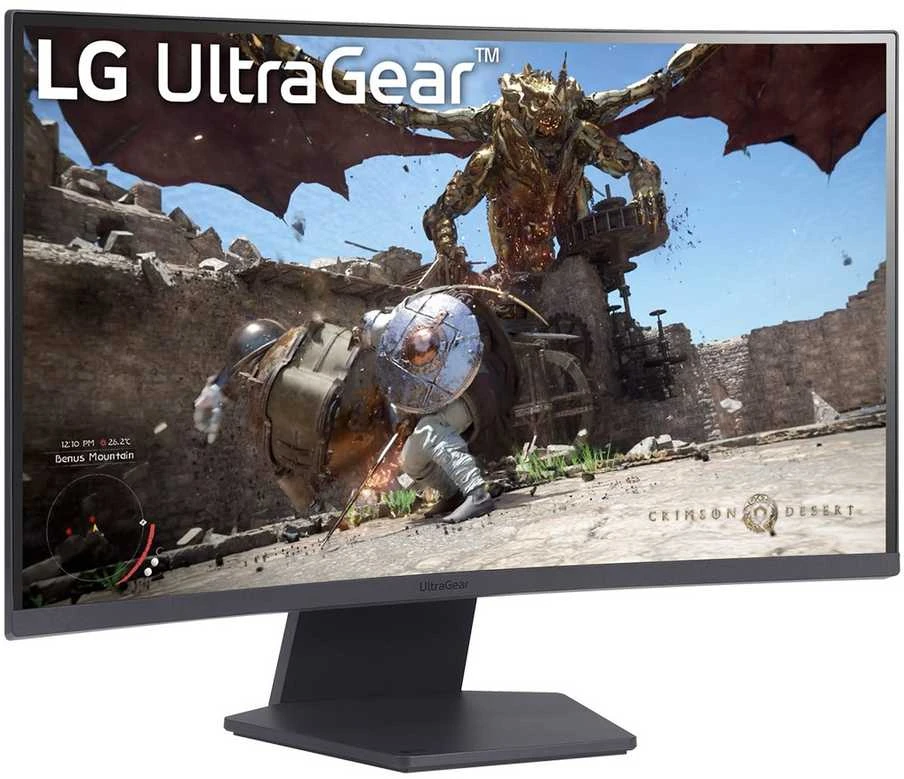 Monitorius LG | 32GS60QC-B | 32 " | VA | QHD | 16:9 | 180 Hz | 1 ms | 2560 x 1440 pikselių | 300 cd/m² | HDMI jungtys quantity 2