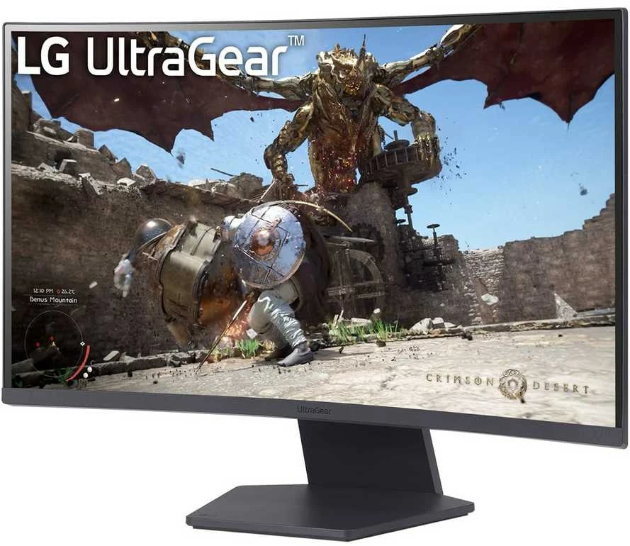 Monitorius LG | 32GS60QC-B | 32 " | VA | QHD | 16:9 | 180 Hz | 1 ms | 2560 x 1440 pikselių | 300 cd/m² | HDMI jungtys quantity 2