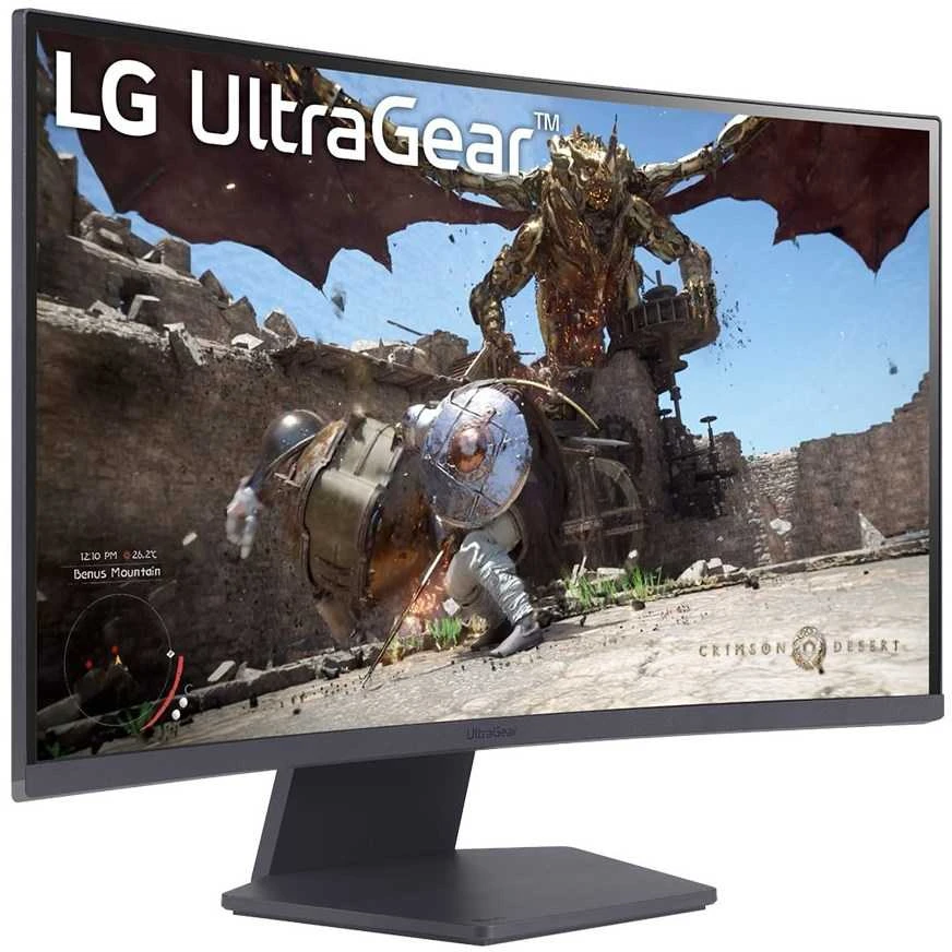 Monitorius LG | 32GS60QC-B | 32 " | VA | QHD | 16:9 | 180 Hz | 1 ms | 2560 x 1440 pikselių | 300 cd/m² | HDMI jungtys quantity 2