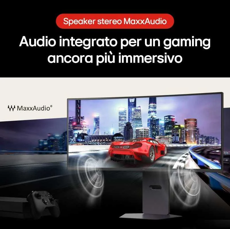 Žaidimų monitorius LG UltraGear 34G600A-B, 34" UWQHD (3440x1440) lenktas VA, 21:9, 160Hz, 1ms, HDR10, FreeSync