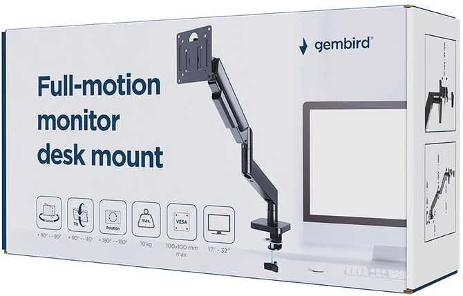 Gembird Stalinis, reguliuojamo aukščio laikiklis monitoriams nuo 17 iki 32 colių, keliamoji galia iki 10 kg