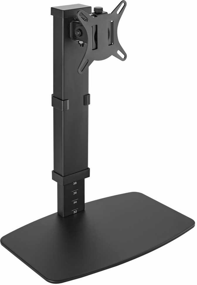 Laikiklis Gembird MS-D1ST-02 Height adjustable full-motion monitorius desk stand, 17"-32", juodas